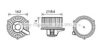 AVA QUALITY COOLING HY8425 Electric Motor, interior blower